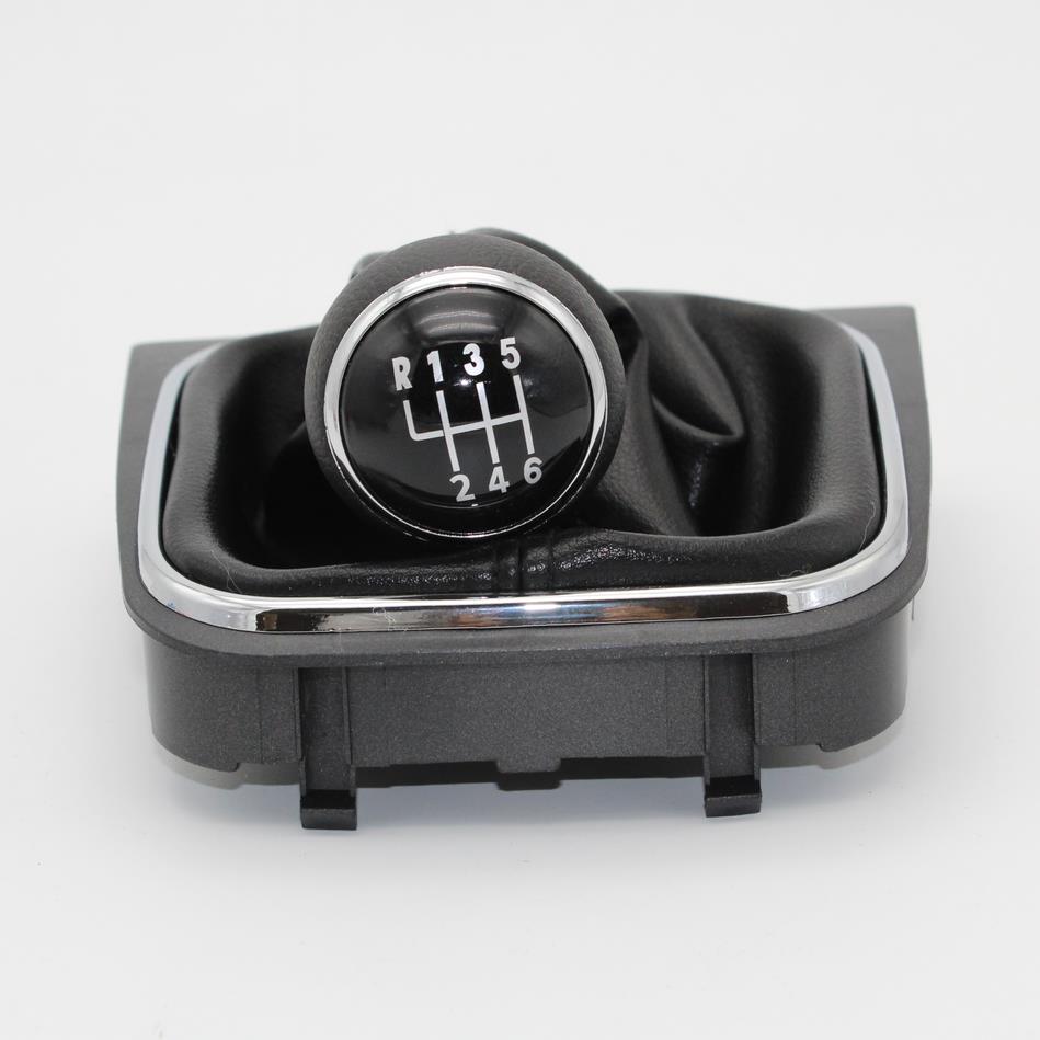 For VW EOS 2009 2010 2011 2012 2013 Car-Stying 6 Speed Car Stick Gear Shift Knob With Leather Boot