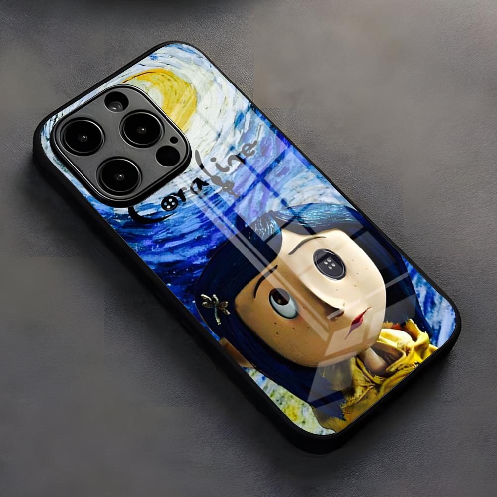

Anime Hot C-Coraline Phone Case For IPhone 17 Pro Max 16 15 14 Pro Max 13 11 X Xs Xr 8 7Plus Silicone Cover iPhone17 Pro