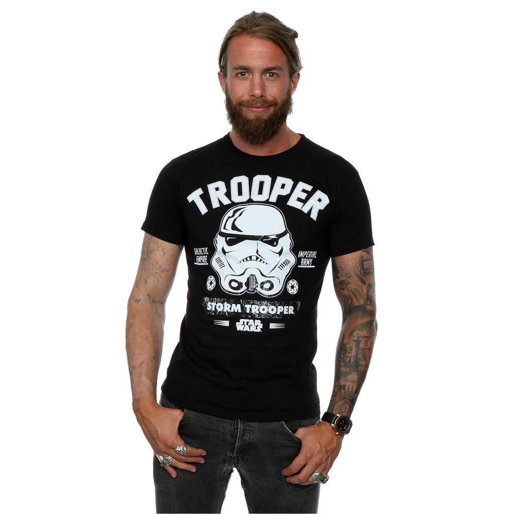 Star Wars Mens Stormtrooper Collegiate T-Shirt