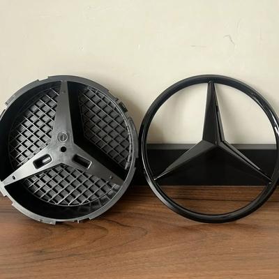 Nowy Znak Grillowy do Mercedes Benz Styl Siatki Emblemat Przedni dla Mercedes benz AMG A B C E CLA CLS SLK GL Metris GLK GLA G R V VITO