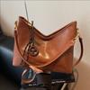 IELGY All-Match Commuter Retro Handbag Simple Underarm Bag Simple Large Capacity