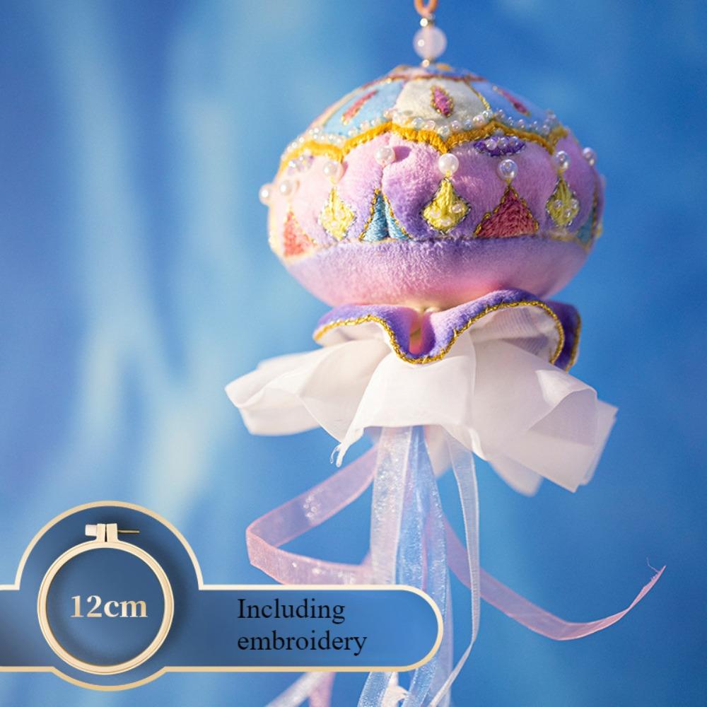 Koi Barış Maskotu, İşlemeli El Yapımı, Kendin Yap Malzeme Paketi, Altın Cırcır Böceği Tütsü Kesesi, El Tipi Kolye, Şanslı Hediye Kesesi