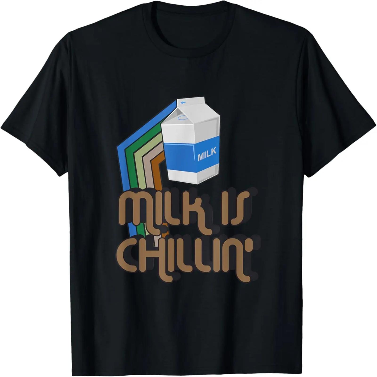 

Milk Is Chillin Retro 80 s T-Shirt XXXXXL