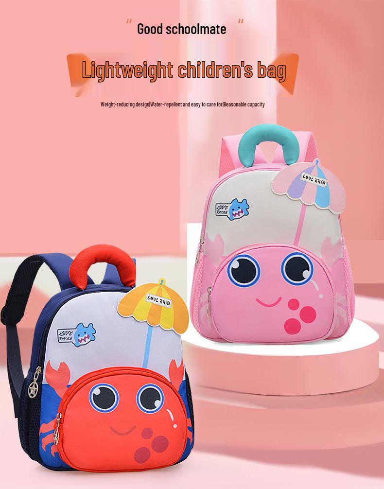 Kids' Cartoon Schoolbag - Cute, Large Capacity Backpack for Kindergarten & Primary School Boys and Girls