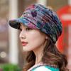 Ethnic Floral Women's Baseball Cap: Korean Style, Versatile for Spring, Autumn, and Winter