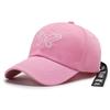 Hat Spring and Autumn New Embroidery Ribbon Baseball Cap Personalized Peaked Hat Outdoor Sun Hat Travel Hat Couple Hat