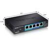 Intelligenter Switch - TRENDnet - TPE-P521ES - 5 Ports - PoE+ - Gigabit Ethernet