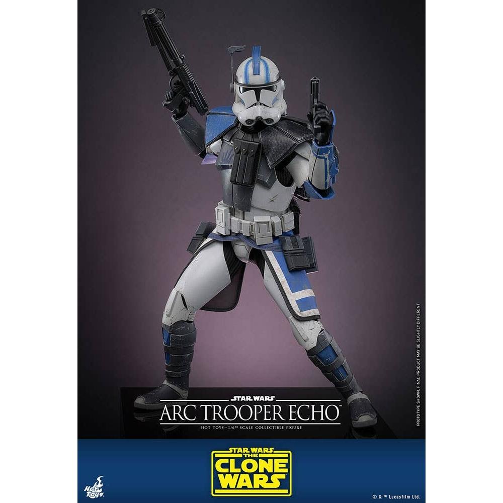Star Wars 1 6 Television Masterpiece Scale Fully Poseable Figure  Arc Trooper Echo