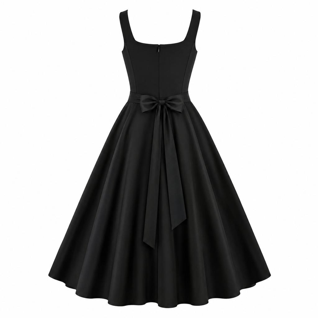 Maxi Abito da Donna Oversize con Stampa di Halloween - Collo Senza Maniche Casual Lungo per Feste