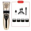Professional USB Rechargeable Dog Hair Clippers Silent 4-in-1 Electric Pet Grooming Tool Pet Hair Trimmer Dog Grooming
