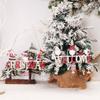Multipurpose Sturdy Wood Glittered Christmas Baubles Shatterproof Tree Decorations Home Accessory Decoration