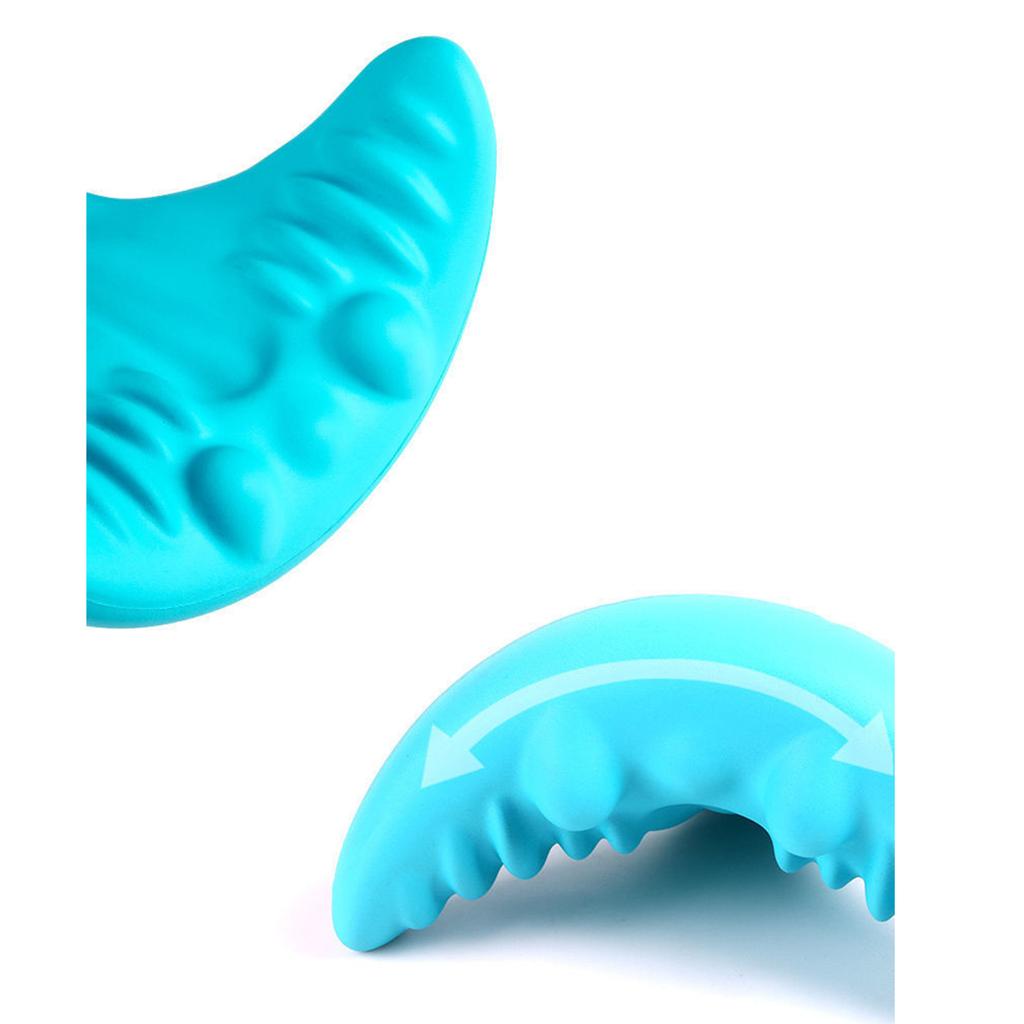 Neck Acupressure Massager Pillow Ergonomic Muscle Relax Cervical Traction Device for Men Women