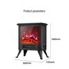 Shenbaolai Electric Fireplace Heater with Simulated Flame