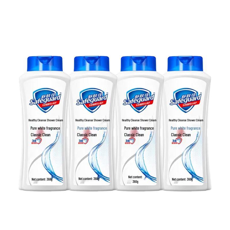 

Safeguard Classic Pure White Scent Body Wash 4-Pack