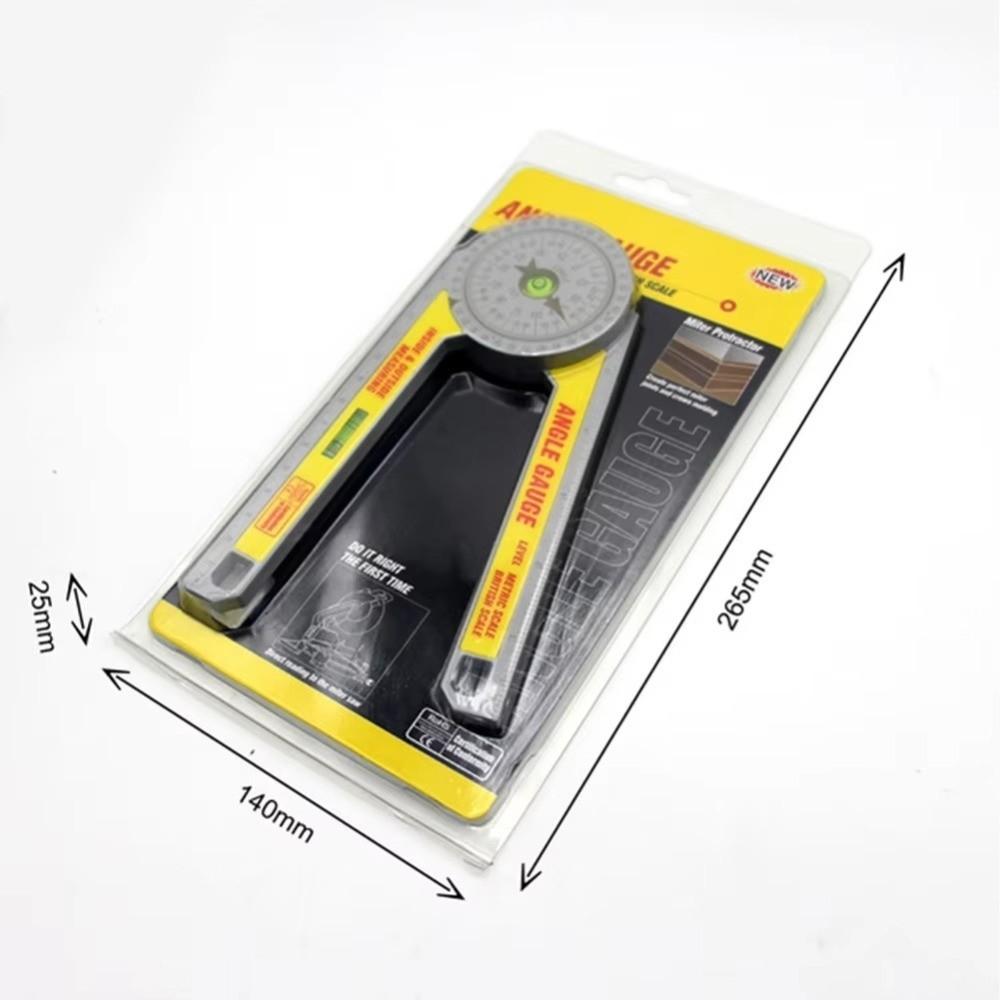 High Precision Angle Finder Rustproof Miter Angle Ruler New Measuring Tools For Building Trades