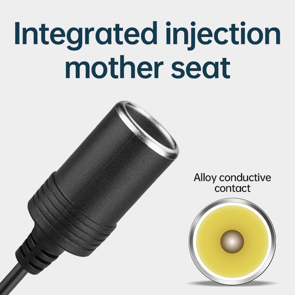 5V to 12V Cigarette Lighter Socket USB Male To Female Wired Controller Connector Adapter Car Electronics Accessories