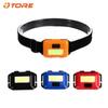 Compact COB LED Headlight for Outdoor Camping, Hiking, Night Riding, Fishing with Plastic Headband