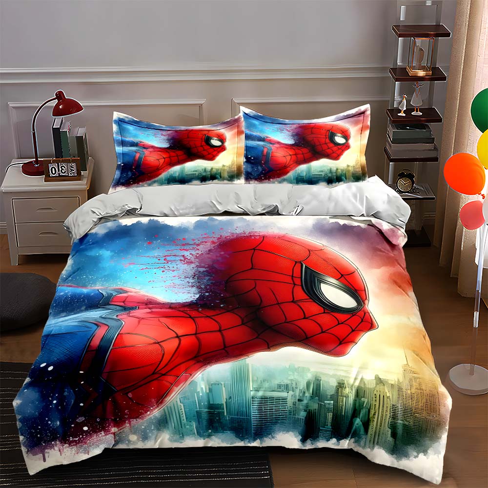 

Colorful superhero design. Bedding Duvet cover sets Duvet covers Pillowcases gifts (1 * Duvet Cover 2 * Pillowcases, without duvet insert) 135x200cm