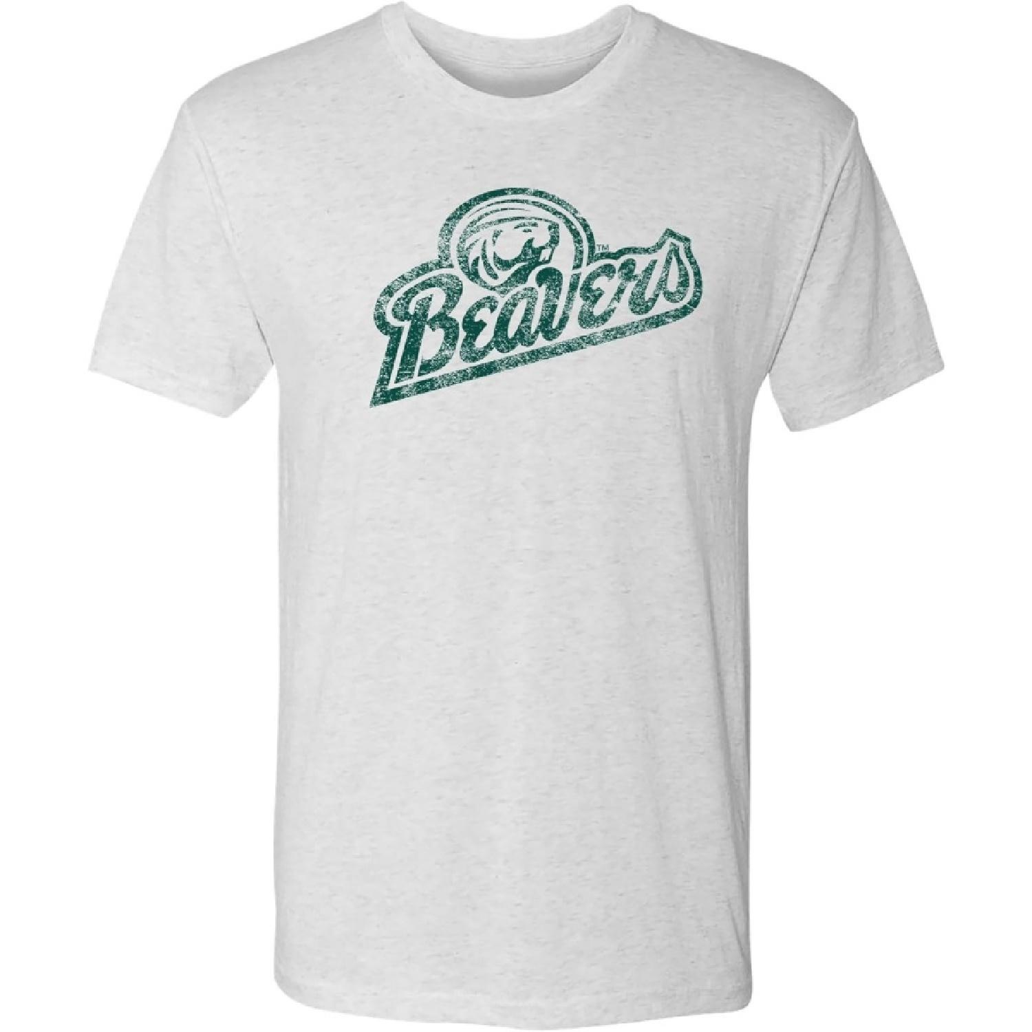 UGP Campus Apparel Bemidji State Beavers Script Logo, Team Color Triblend T Shirt S