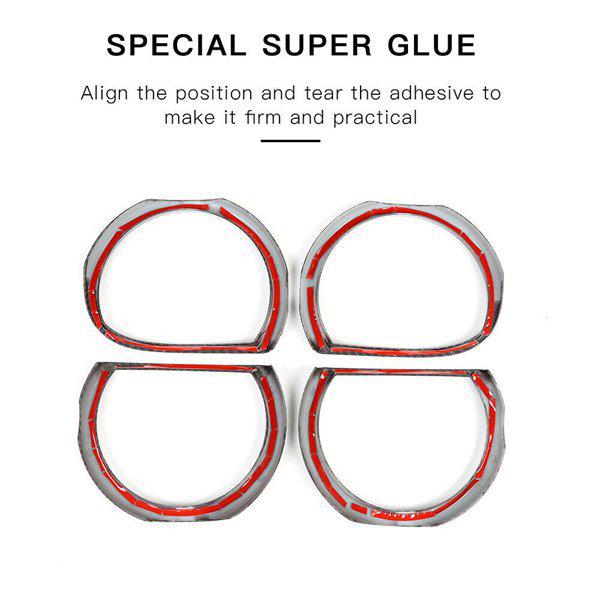 Scheinwerfer-Zierringe für Dodge Challenger (4 Stück) für Modelle 2015-2021