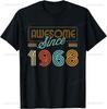 Vintage 1968 Limited Edition 57th Birthday Gifts 57 Year Old T-Shirt Graphic T Shirts Casual Mens Clothing Camiseta Hombre