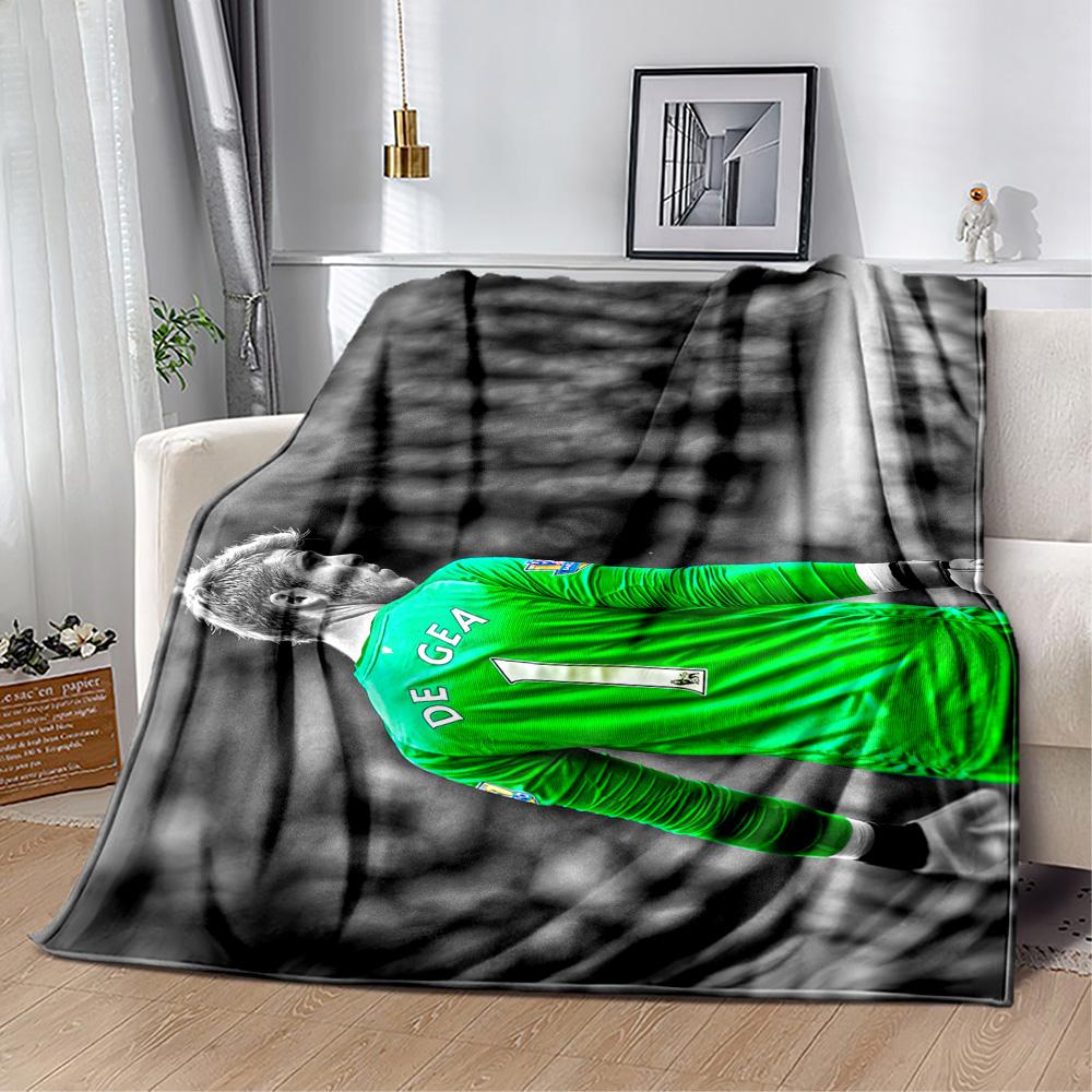 Goalkeeper Green Jersey Blanket Soft Warm Cozy Suitable for Chair Office Livingroom for All Occasions Modern Suitable for Gifting Relatives and Friend