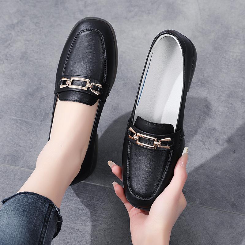 2026 Women's New Spring Low-Cut Genuine Leather Flats - Soft Sole, Main Recommended