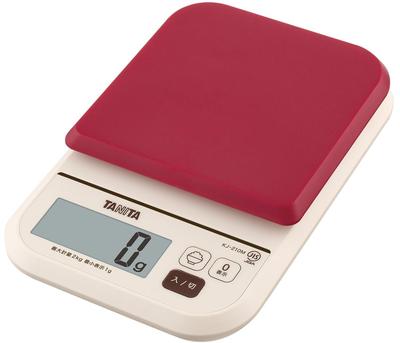 Ζυγαριά Tanita Θερμίδες Τροφίμων 2kg 1g Κόκκινη RD Μετρά τις θερμίδες του ρυζιού KJ-210M