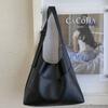 Large capacity bag women's autumn retro shoulder tote bag soft leather commuter tote bag casual and simple