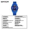Sanda TEMU Hot-Selling Waterproof Quartz Luminous Student Watch with Thin Transparent Case for Children