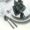 10Pcs Gold Metal Napkin Ring Minimalist Style Napkin Buckle Glossy Serviette Buckles  Thanksgiving