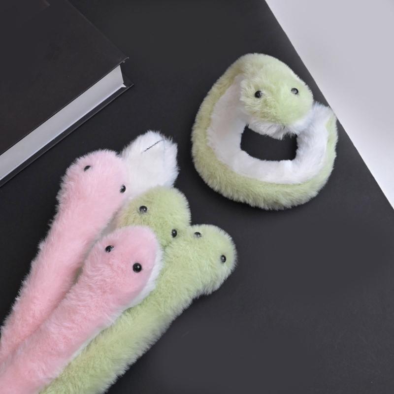 Snake Year Mascots Plushie Stuffed Animal Plush Toy Zodiacs Snake Plush Dolls Little Snake Ornament for Home Decorations