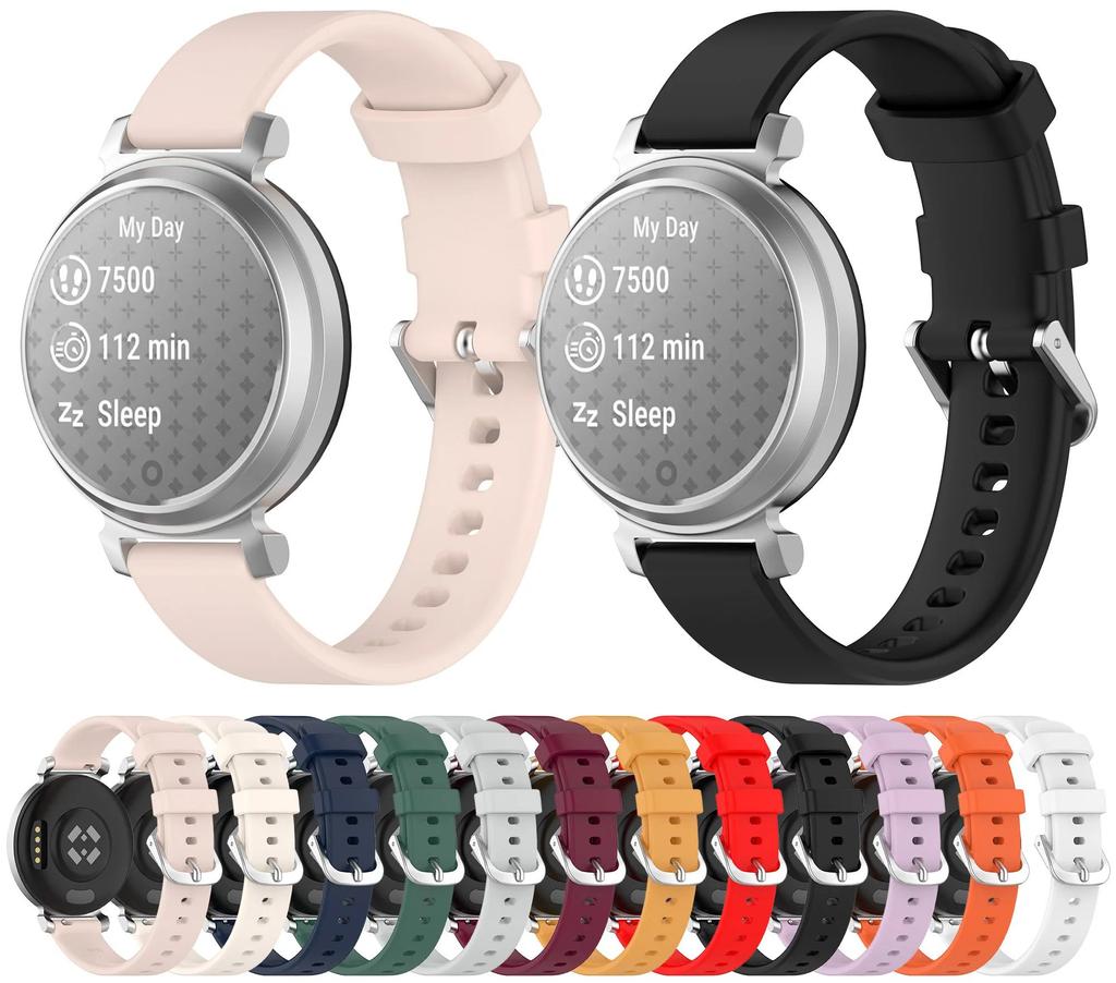 Fashion Silicone WatchStrap For Garmin Lily 2 SmartWatch Band Bracelet Sport Wristband For Garmin Lily2 Active Strap Replacement
