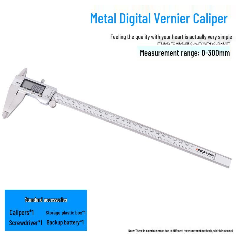 Electronic Digital Vernier Caliper: High-Precision Industrial-Grade Measuring Tool for Depth and Height