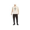 Nike Camiseta sin mangas de cuello redondo con logo para hombre tops Marfil claro HJ3688-110