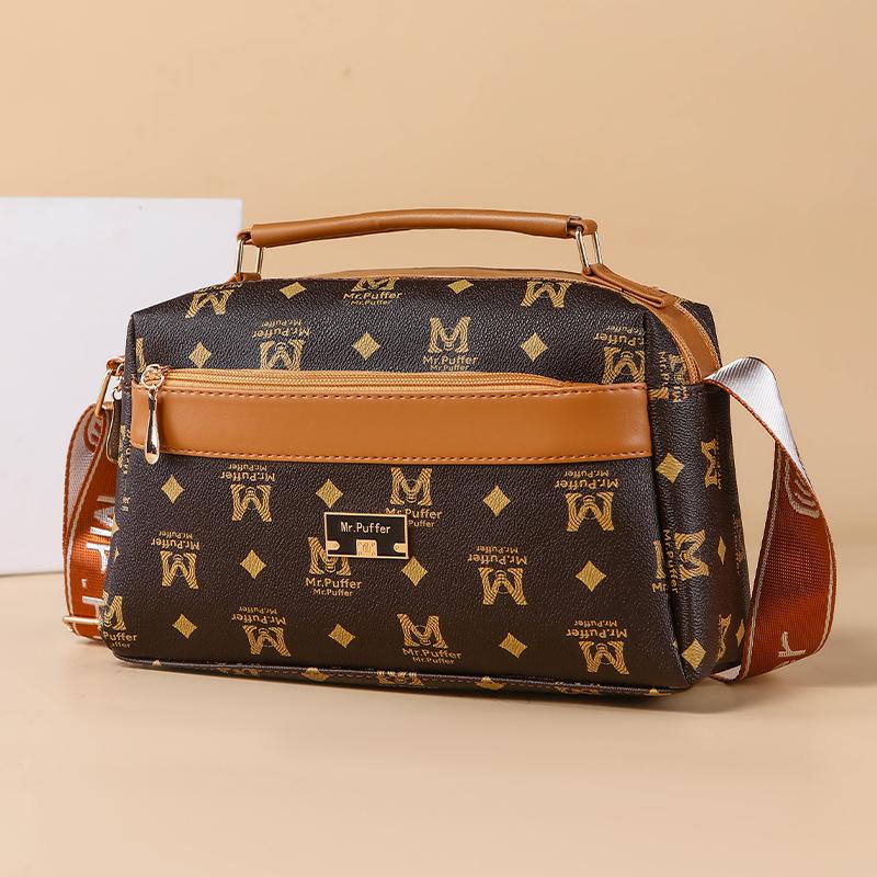 

Fashionable and Trendy Casual Clutch Bag with Multiple Layers, Large Capacity, Versatile Middle-aged Single-shoulder Bag