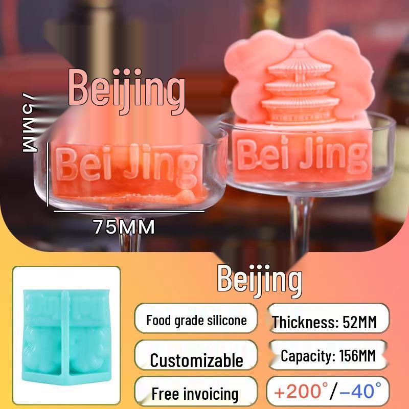 Crocodile-Shaped Silicone Ice Cube Tray for Whiskey – Large, Food-Grade, Cartoon Design