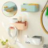 Heißer Magischer Wandmontage-Aufbewahrungsständer Keine Spuren Aufkleber Kreativer Saugbecher Haartrocknerhalter Kammgestell Ständer Badezimmerzubehör