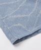 Prism Works Wave Denim Half Shirt _ Light Blue