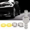 Fuel Pressure Sensor TFitting Adapter Fit for 3/8  Car Quick Connection Fittings