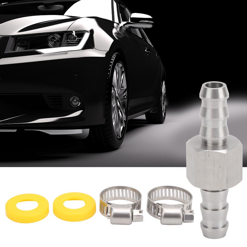 Fuel Pressure Sensor TFitting Adapter Fit for 3/8  Car Quick Connection Fittings