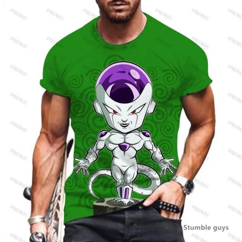 2026 Summer Men's Dragon Ball Vegeta Tshirt T-shirt Goku Kakarot Super Saiyan Fitness Sport Tee
