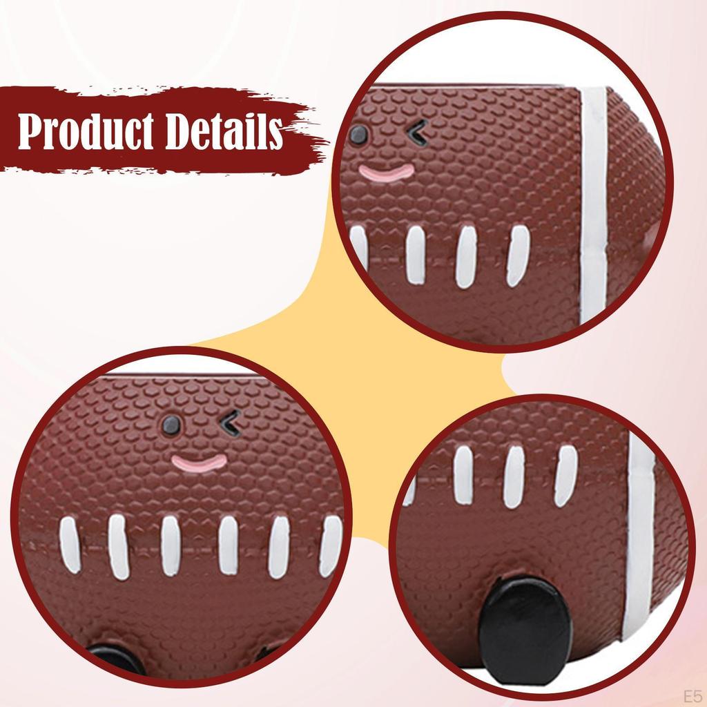 Small Face Planter Flower Pot Home Decor Sports Themed Creative Resin Plant with Drainage for