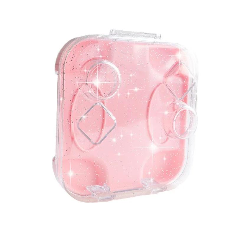For Nintendo Switch/OLED Joy-con Storage Case Portable Dust-Proof Protective Box PC Transparent Shell with Magnetic Closure
