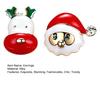 Festive Holiday Gift Ideas 1 Pair Christmas Stud Earrings for Women, Cute Enamel Santa Lightweight Claus And Reindeer Earrings, Jewelry Gifts