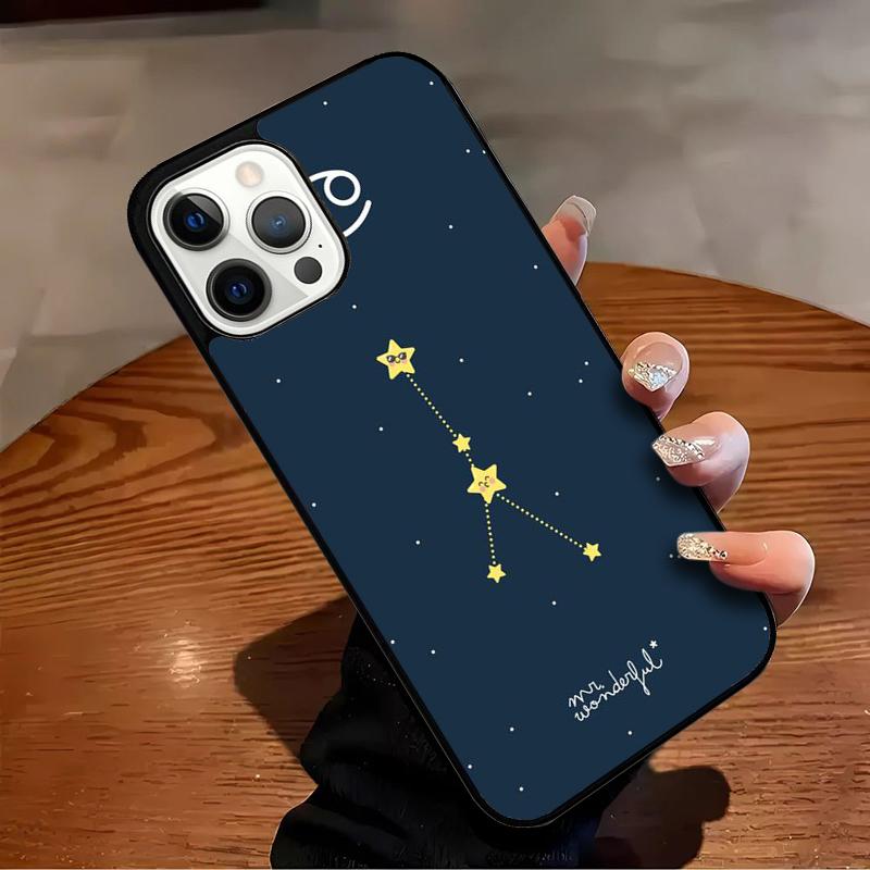 

Twelve Constellations Phone Case For iPhone 17 Air 16 15 14 13 12 11 Pro Max Max Plus Bumper Case Cover iPhone 15plus