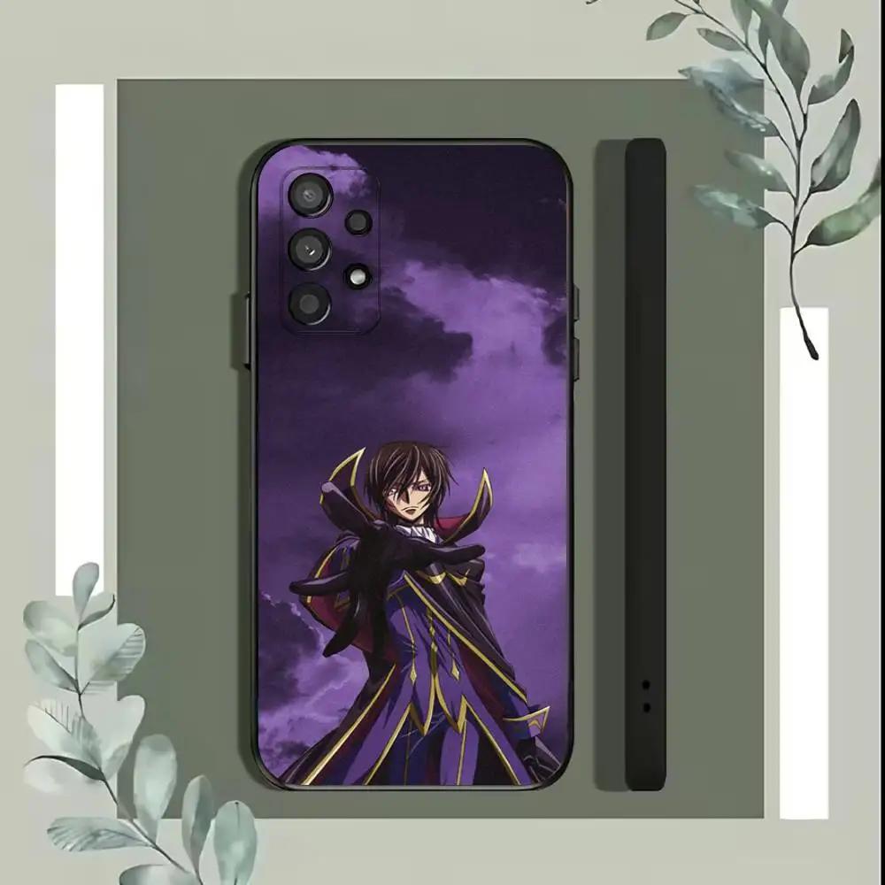 luxury comic cartoon Code Geass  Phone Case For Samsung S25,S24,S21,S22,S23,S30,Ultra,S20,Plus,Fe,Lite,5G Black Cover