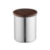 Tragbarer runder Kaffeebehälter Edelstahl Kaffeedose Kaffeevorratsglas Perfektes Geschenk für Kaffeeliebhaber