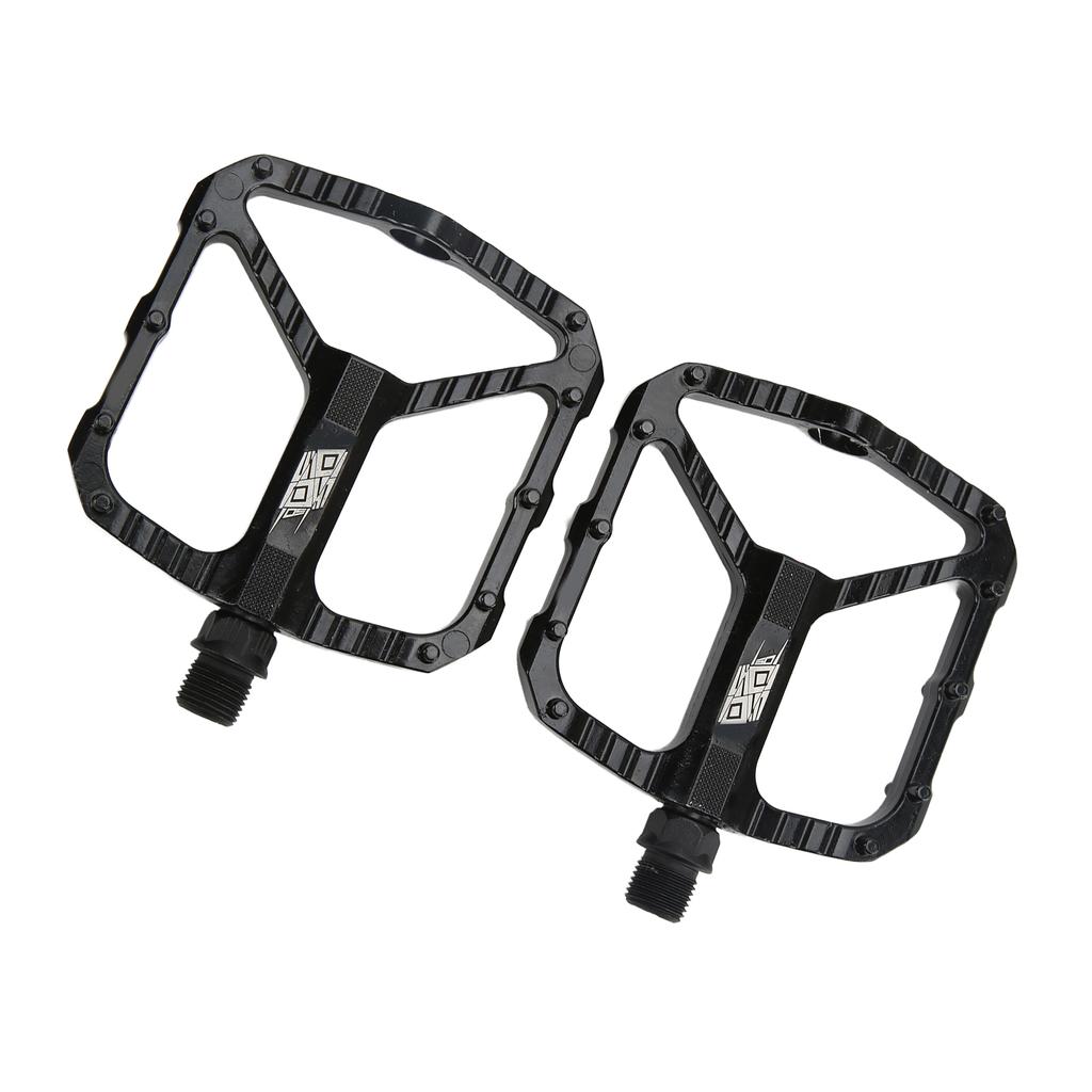 ENLEE 2pcs Bicycle Pedal Anti Slip Aluminum Alloy DU Bearing Cycling Pedals for Mountain Bike
