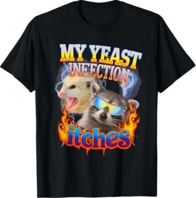 Unangemessen Meine Hefepilzinfektion juckt Humor Witz Frauen Männer T-Shirt